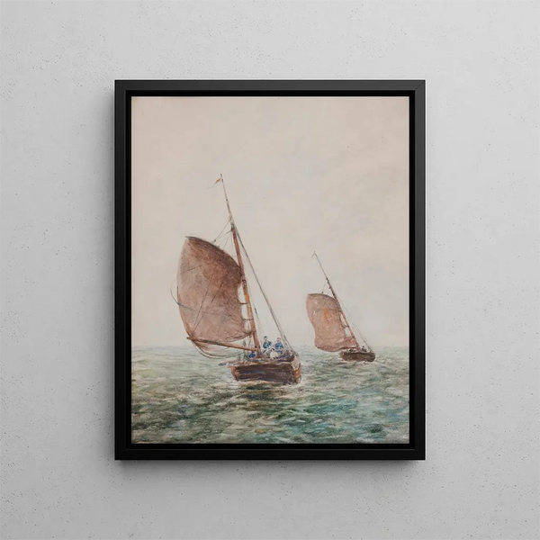 Tarbert Loch Fyne - William McTaggart — framed artwork on a wall