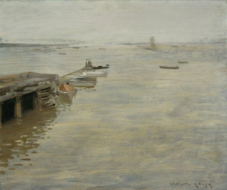 A Gray Day - William Merritt Chase — artwork view