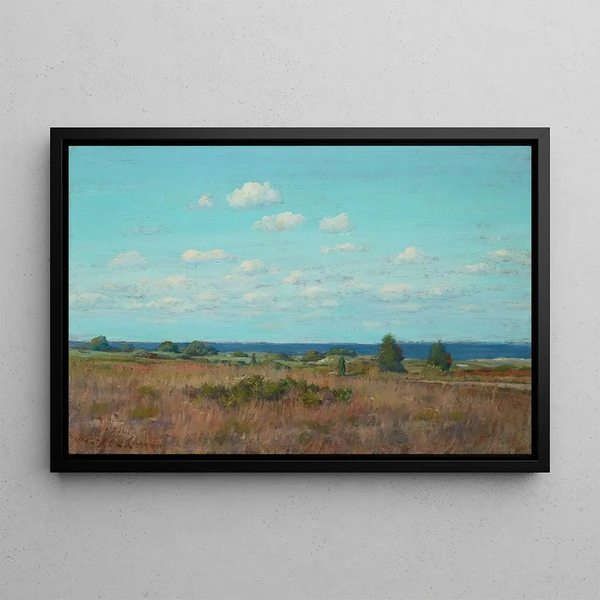 Autumn Painting - William Merritt Chase — framed artwork on a wall