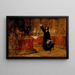Christophe Colomb devant le Conseil de Salamanque - William Merritt Chase — framed artwork on a wall