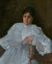 Girl in White - William Merritt Chase — artwork view
