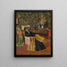 In the studio - William Merritt Chase — framed artwork on a wall