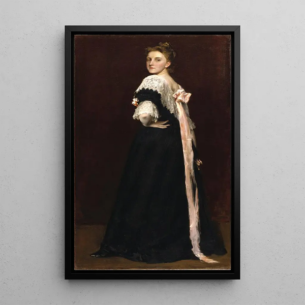 Lydia Field Emmet - William Merritt Chase — framed artwork on a wall