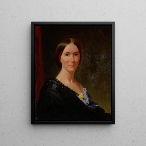 Mme Margaret Creighton Bateman Shelter Island New York - William Merritt Chase — framed artwork on a wall