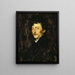 Pablo de Sarasate Portrait of a violinist - William Merritt Chase — framed artwork on a wall