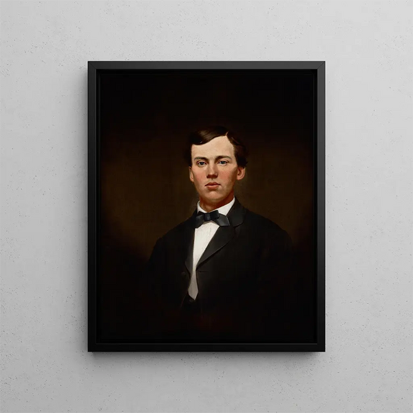 Portrait of William Gurley Munson - William Merritt Chase — framed artwork on a wall