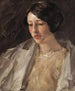 Portrait of Esther M. Groome - William Merritt Chase — artwork view