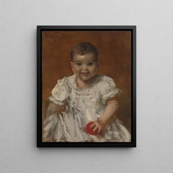 Roland - William Merritt Chase — framed artwork on a wall