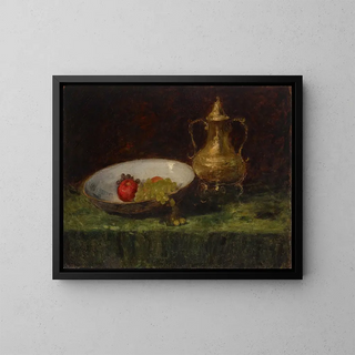 Still life - William Merritt Chase — framed artwork on a wall