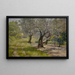 L'oliveraie - William Merritt Chase — framed artwork on a wall