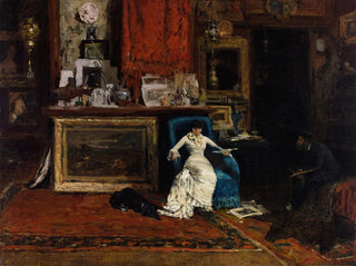 The Tenth Street Studio - William Merritt Chase — artwork view