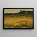 Wheat Field Painting - William Merritt Chase — framed artwork on a wall