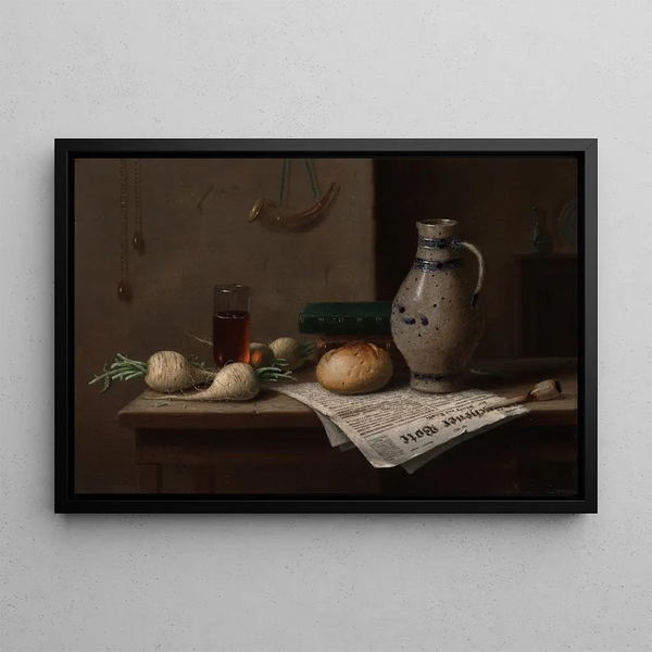 Munich Messenger Painting - William Michael Harnett — framed artwork on a wall