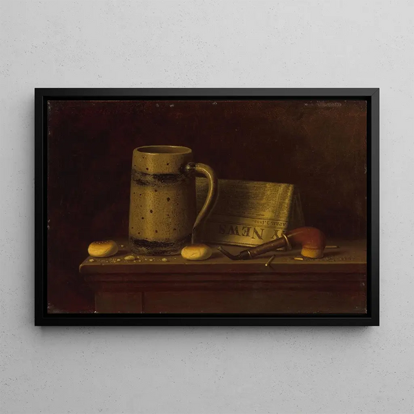 New York Daily News - William Michael Harnett — framed artwork on a wall