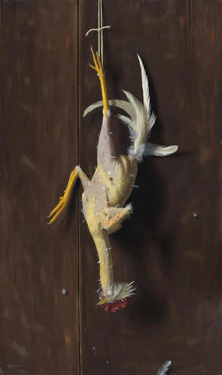 Plumé à vif - William Michael Harnett — artwork view
