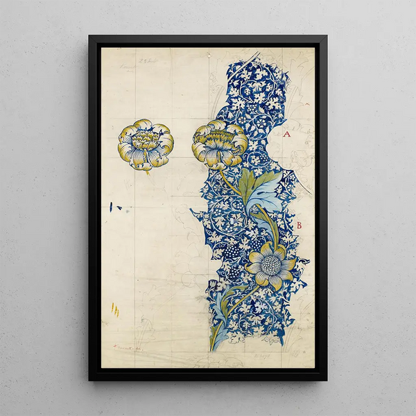 Kennet - William Morris — framed artwork on a wall