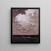 The blowing whale - William Morris Hunt — framed artwork on a wall