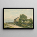 La route vers le rivage - William Newton Bartholomew — framed artwork on a wall