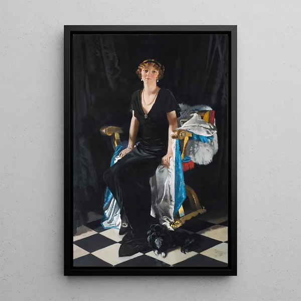 Idina Wallace - William Orpen — framed artwork on a wall