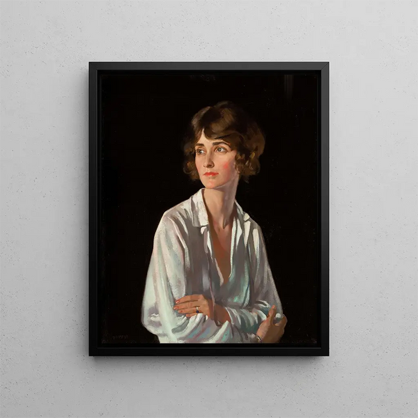Lady Marriott - William Orpen — framed artwork on a wall