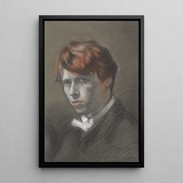 Self-portrait - William Orpen — framed artwork on a wall