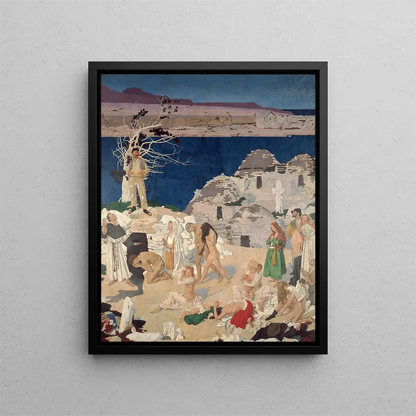 The Sacred Well - William Orpen — framed artwork on a wall