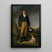 Portrait of a Man - William Owen — framed artwork on a wall