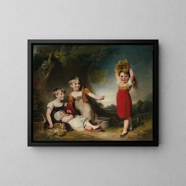 Les petits-enfants de Sir William Heathcote, 3rd baronet - William Owen — framed artwork on a wall