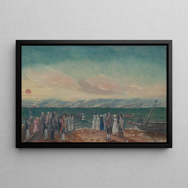 Baptism Painting - William P. Chappel — framed artwork on a wall