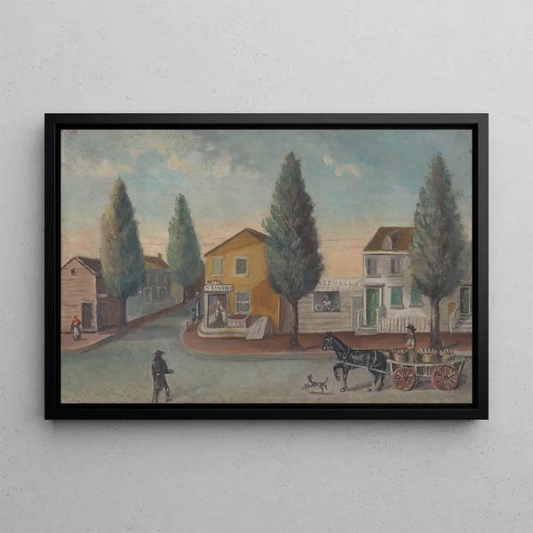 The Baker's Cart - William P. Chappel — framed artwork on a wall