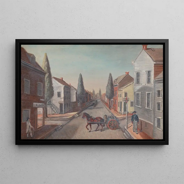 L'égout - William P. Chappel — framed artwork on a wall