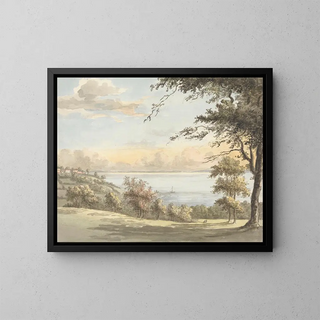 Sables du prieuré, Isle of Wight - William P. Sherlock — framed artwork on a wall