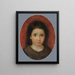 William Page's Girl, perhaps Anne Page - William Page — framed artwork on a wall