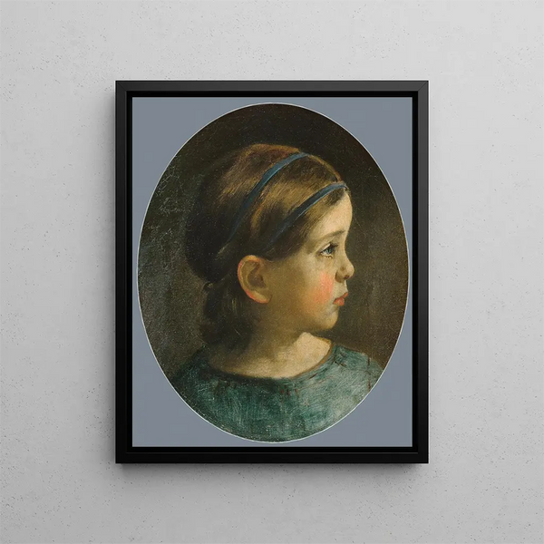 William Page's Girl, probably Mary Page - William Page — framed artwork on a wall