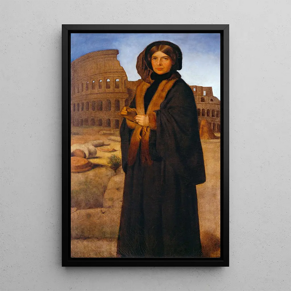 Madame William Page - William Page — framed artwork on a wall