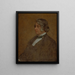 Portrait of Senator Charles Sumner - William Page — framed artwork on a wall