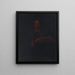 Sarah leaning on a ramp - William Page — framed artwork on a wall