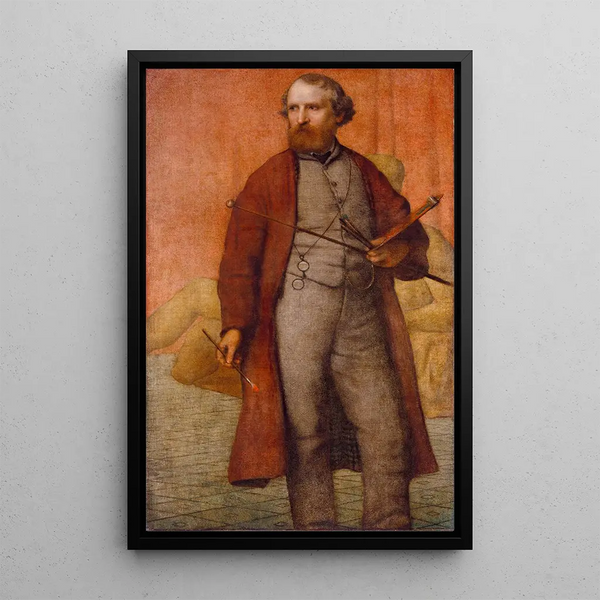Self-portrait - William Page — framed artwork on a wall