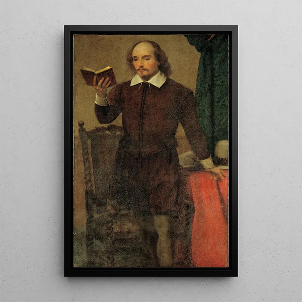 Reading of Shakespeare - William Page — framed artwork on a wall