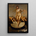 Venus guiding Aeneas and the Trojans to the Latin coast - William Page — framed artwork on a wall