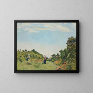 Summer Morning Painting - William Page Atkinson Wells — framed artwork on a wall