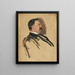 Portrait Painting of Constantin Fehrenbach - William Pape — framed artwork on a wall