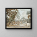 Ancient aqueducts near Capodichino - William Pars — framed artwork on a wall