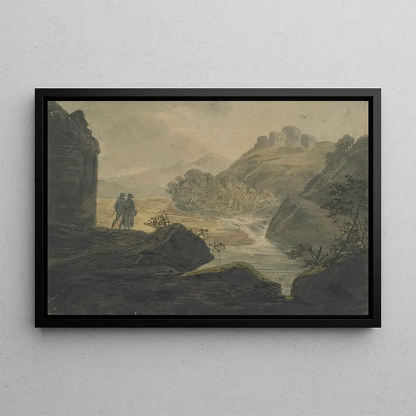 Mountain Stream Painting - William Payne — framed artwork on a wall