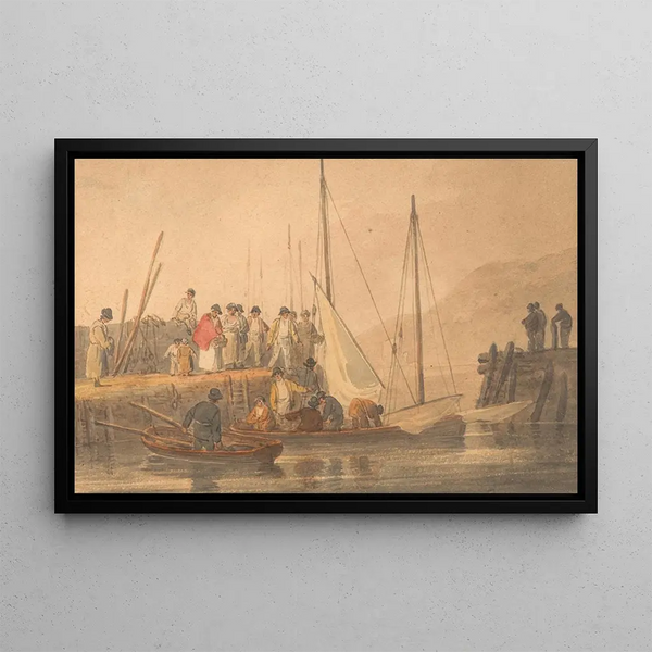 Torquay - William Payne — framed artwork on a wall