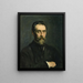Portrait Painting of William E. Norton - William Penhallow Henderson — framed artwork on a wall
