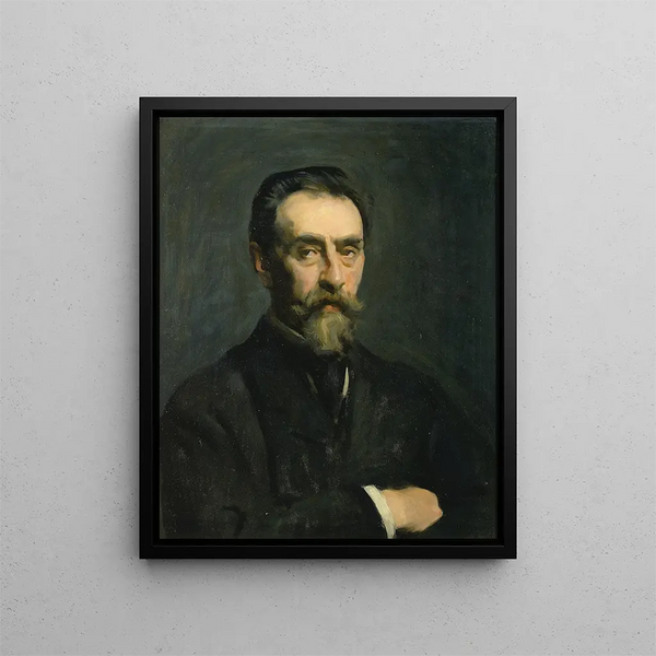 Portrait Painting of William E. Norton - William Penhallow Henderson — framed artwork on a wall