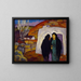 The Gossip - William Penhallow Henderson — framed artwork on a wall