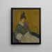 The Green Coat - William Penhallow Henderson — framed artwork on a wall