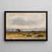 Marsh Scene - William Percy French — framed artwork on a wall